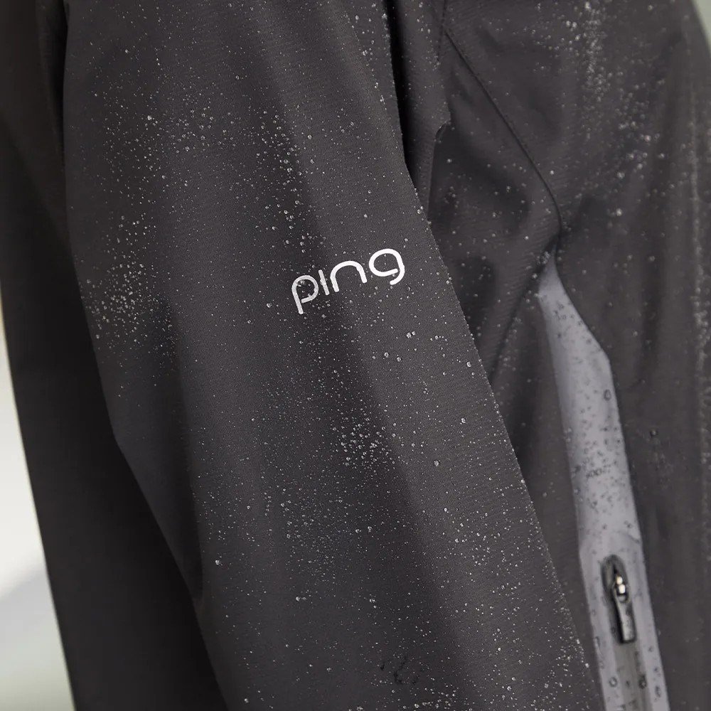 PING Stevie chaqueta impermeable de mujer, negra
