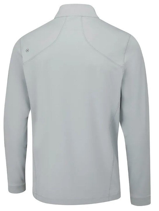 PING Latham Half Zip chaqueta polar para hombre, pearl grey
