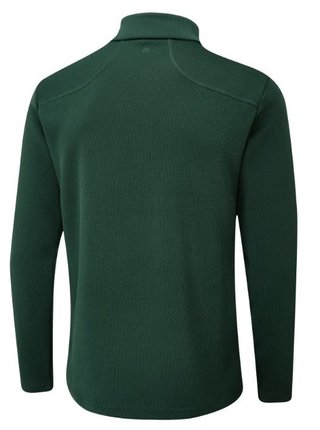 PING Ramsey half zip ribbed fleece pullover para hombre, pine