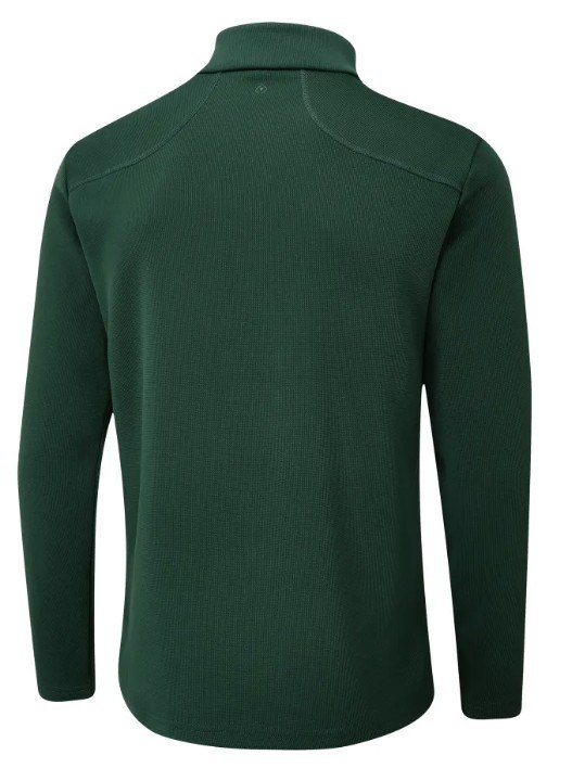 PING Ramsey half zip ribbed fleece pullover para hombre, pine