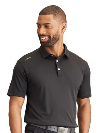 PING Lindum polo de hombre, negro