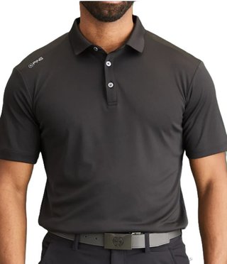 PING Lindum polo de hombre, negro