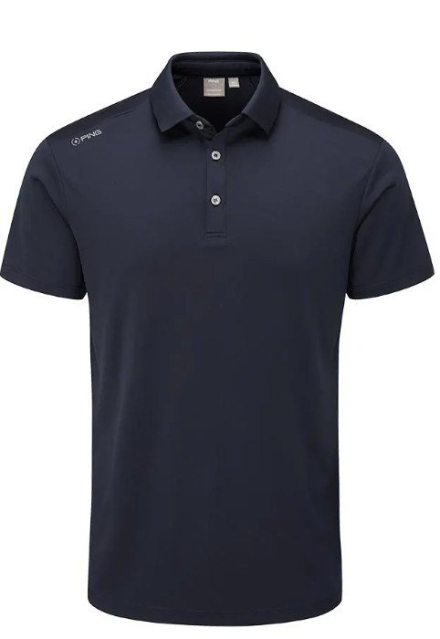 PING Lindum polo de hombre, azul marino