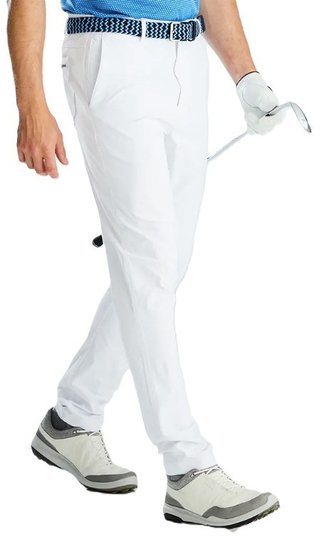 PING Tour Tapered Fit pantalones de hombre, blanco