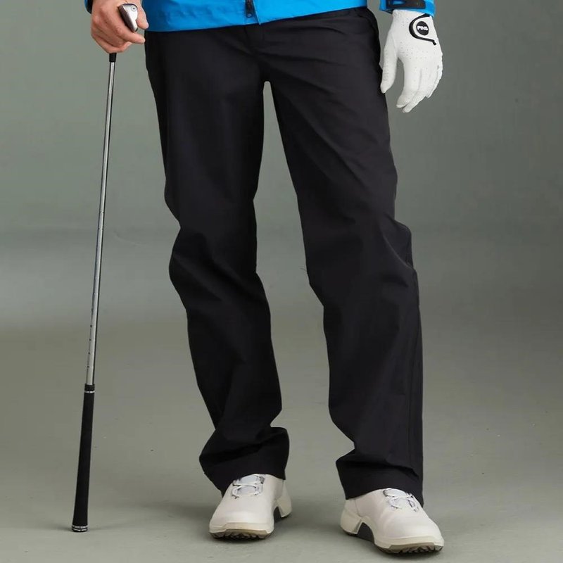 PING Taran 3L Rainwear pantalones de hombre, negro