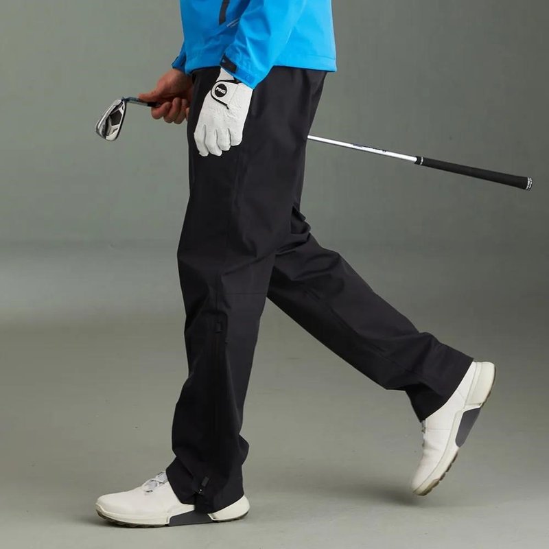 PING Taran 3L Rainwear pantalones de hombre, negro