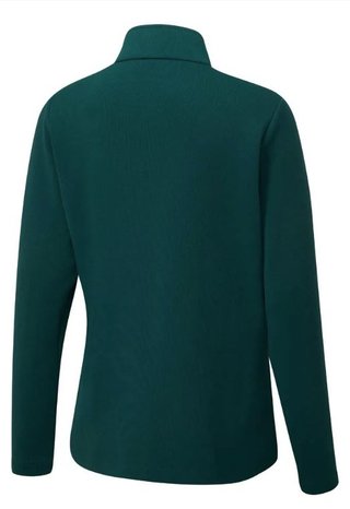 PING Lyla Half Zip Ribbed forro polar de mujer, pine