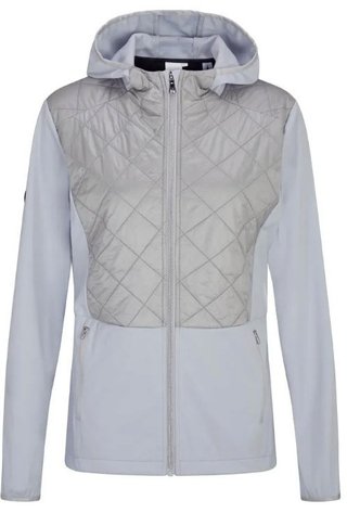 PING Gem Hybrid Hooded chaqueta de mujer, gem quiet grey