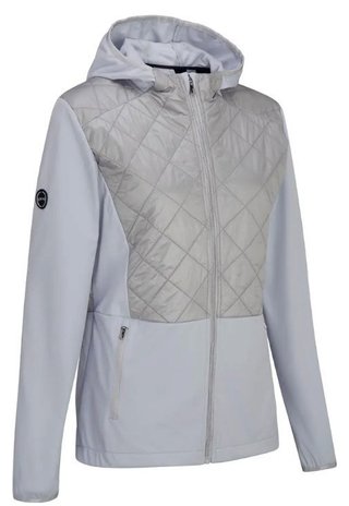 PING Gem Hybrid Hooded chaqueta de mujer, gem quiet grey
