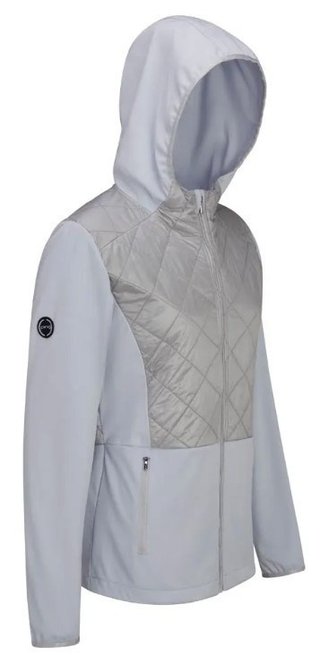PING Gem Hybrid Hooded chaqueta de mujer, gem quiet grey