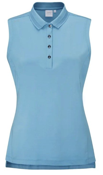 PING Solene Sleeveless polo de mujer, laguna