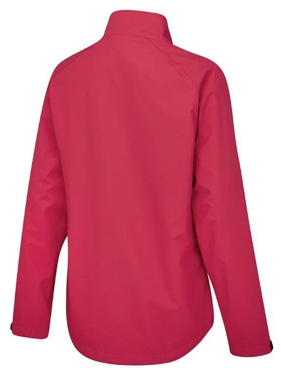PING Freda chaqueta impermeable de mujer, rosebud/blanco