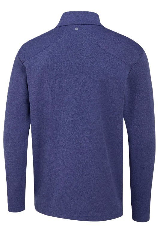 PING Ramsey half zip ribbed fleece pullover de hombre, twilight marl