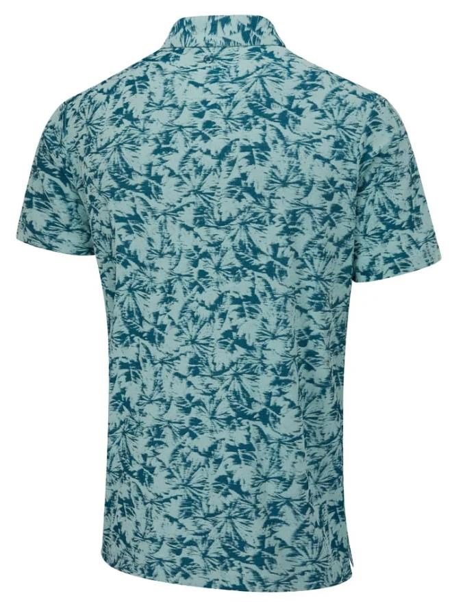 PING Diego polo de hombre, misty green multi