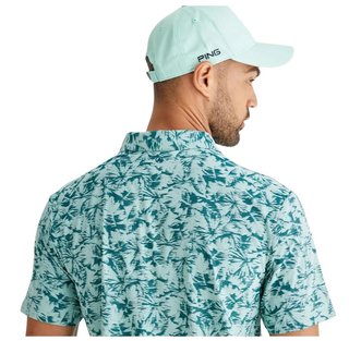 PING Diego polo de hombre, misty green multi