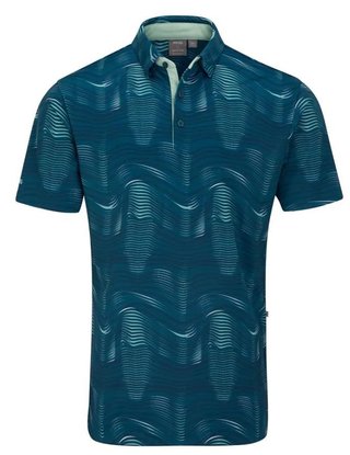 PING Optic Groove polo de hombre, forest multi