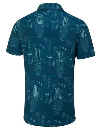 PING Optic Groove polo de hombre, forest multi