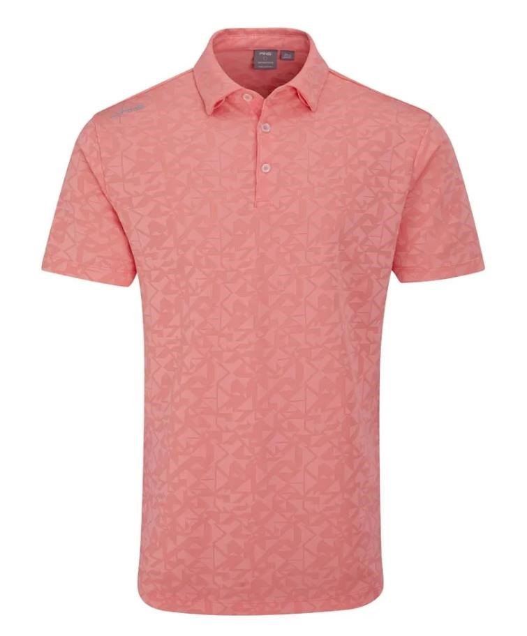 PING Geo Camo polo de hombre, desert flower