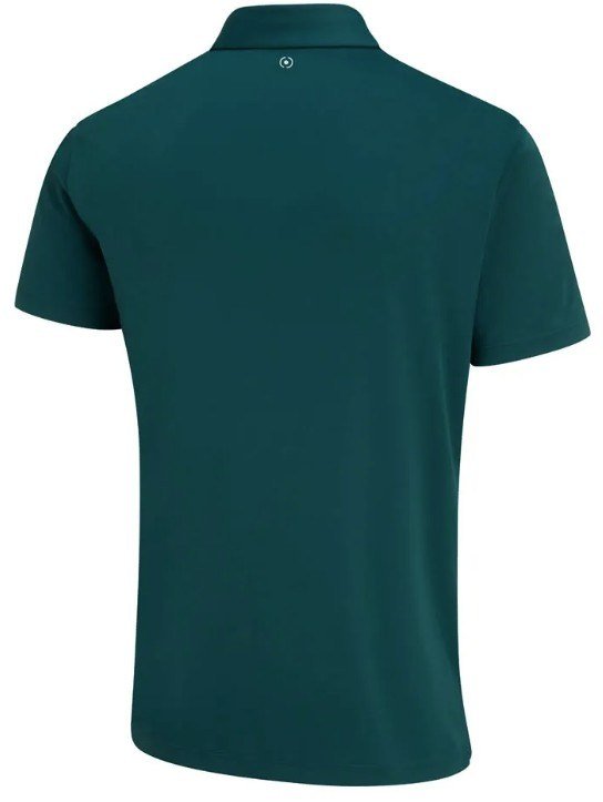 PING Hall polo de hombre, verde bosque/verde brumoso