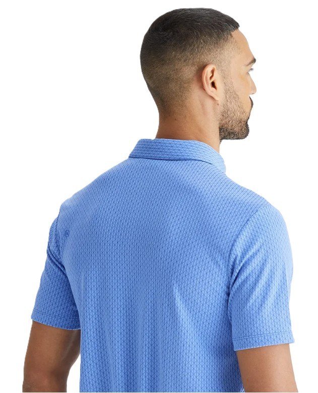 PING Hershel polo de hombre, cornflower blue multi