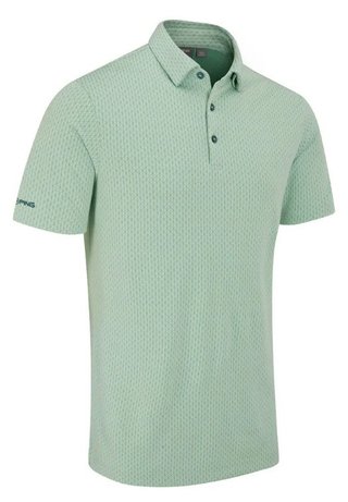 PING Hershel polo de hombre, misty green multi