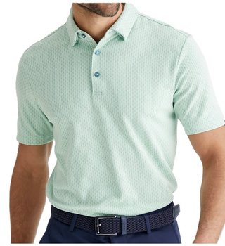 PING Hershel polo de hombre, misty green multi
