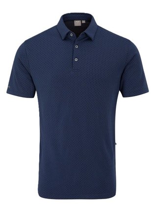 PING Hershel polo de hombre, oxford blue multi