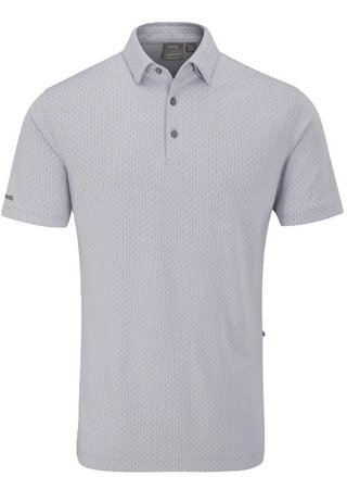 PING Hershel polo de hombre, silver multi
