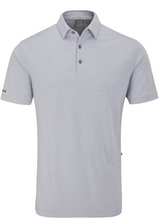 PING Hershel polo de hombre, silver multi