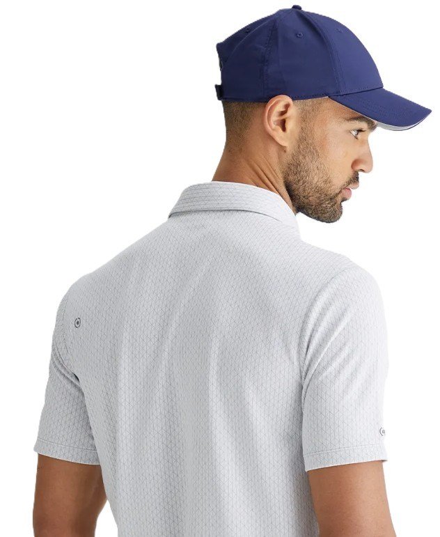 PING Hershel polo de hombre, silver multi