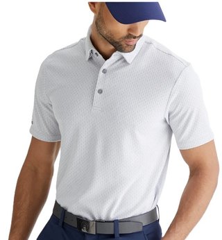 PING Hershel polo de hombre, silver multi