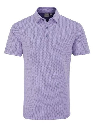 PING Hershel polo de hombre, purple ash multi