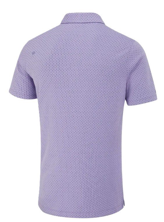 PING Hershel polo de hombre, purple ash multi