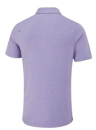 PING Hershel polo de hombre, purple ash multi