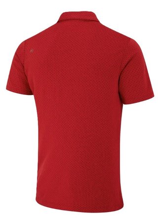PING Hershel polo de hombre, rich red multi