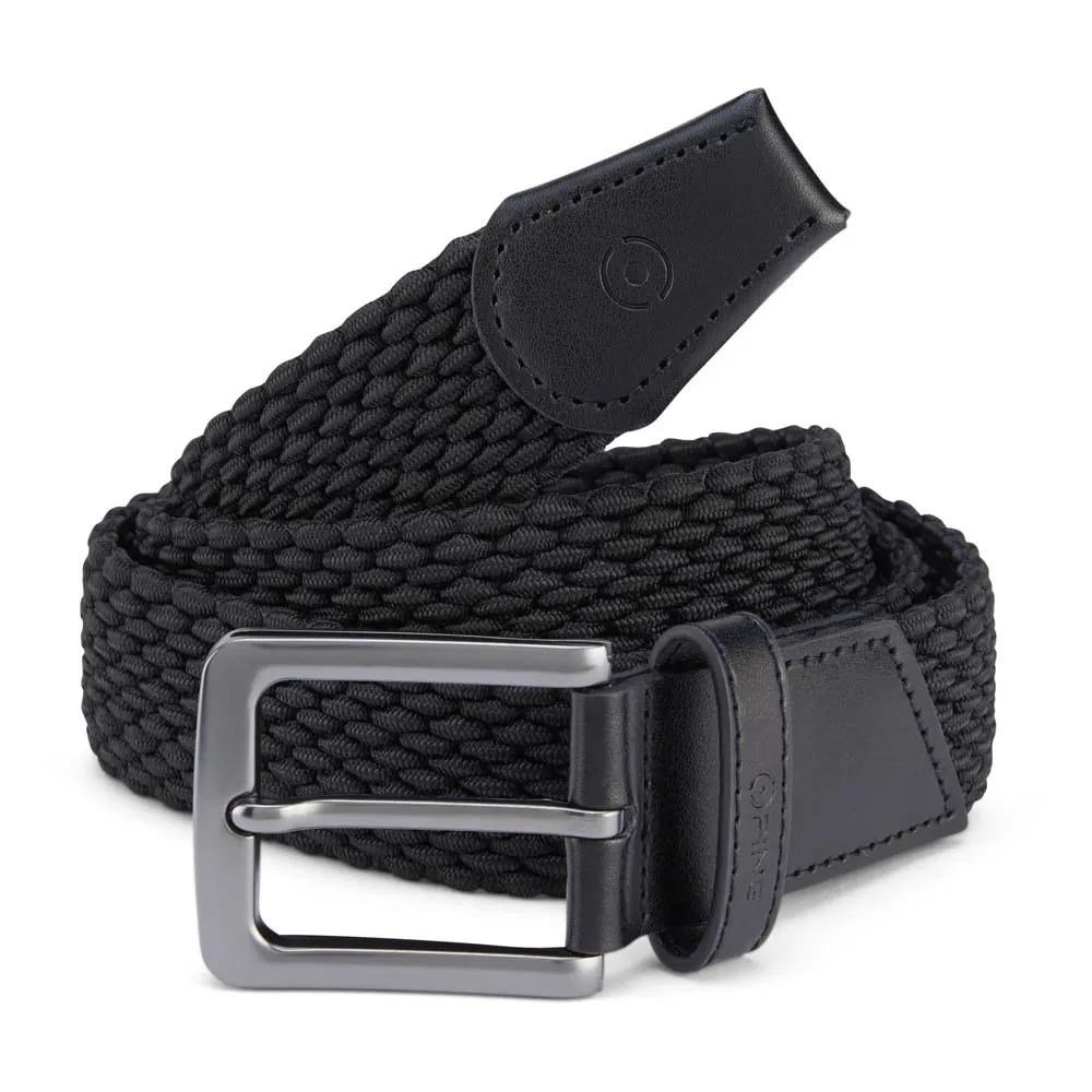 PING Stretch Webbing cinturón para hombre, negro