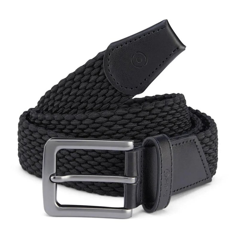 PING Stretch Webbing cinturón para hombre, negro
