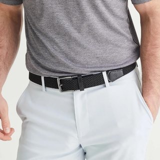PING Stretch Webbing cinturón para hombre, negro