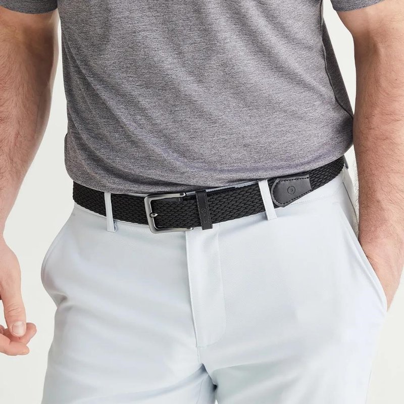 PING Stretch Webbing cinturón para hombre, negro
