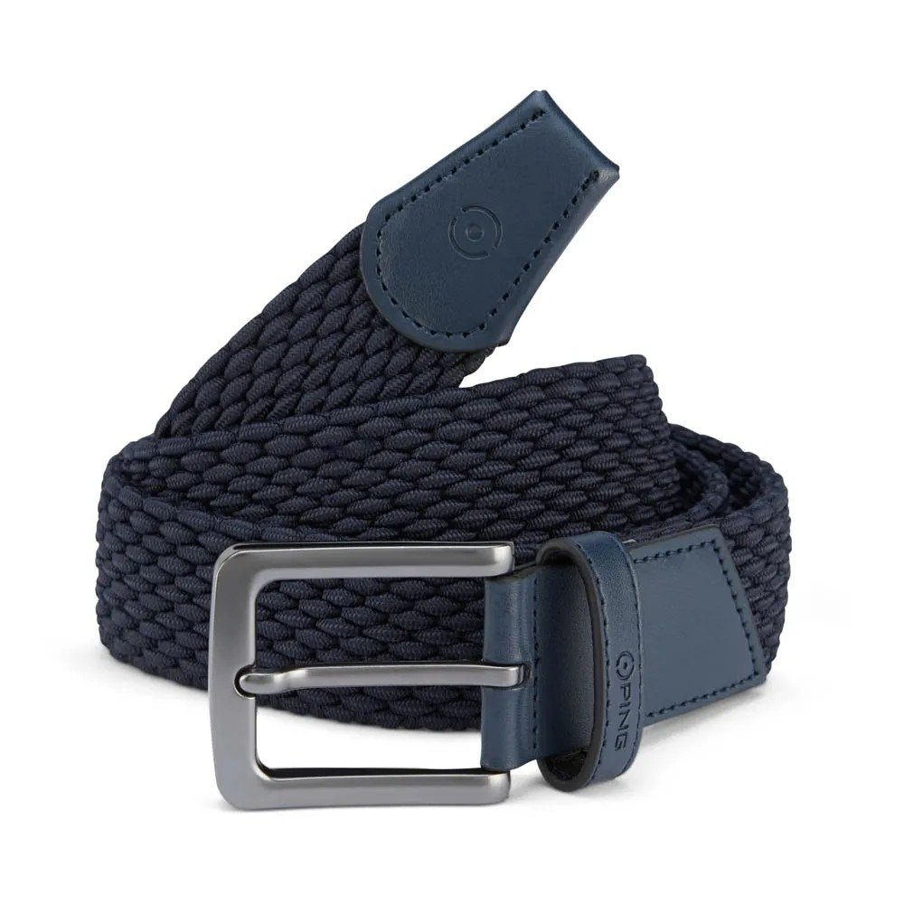 PING Stretch Webbing cinturón de hombre, azul marino