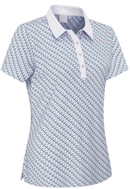 PING Bethany polo de mujer, neotheric/blanco