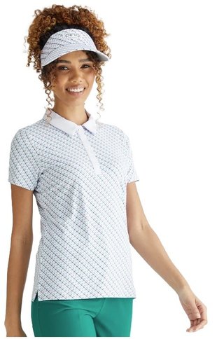 PING Bethany polo de mujer, neotheric/blanco