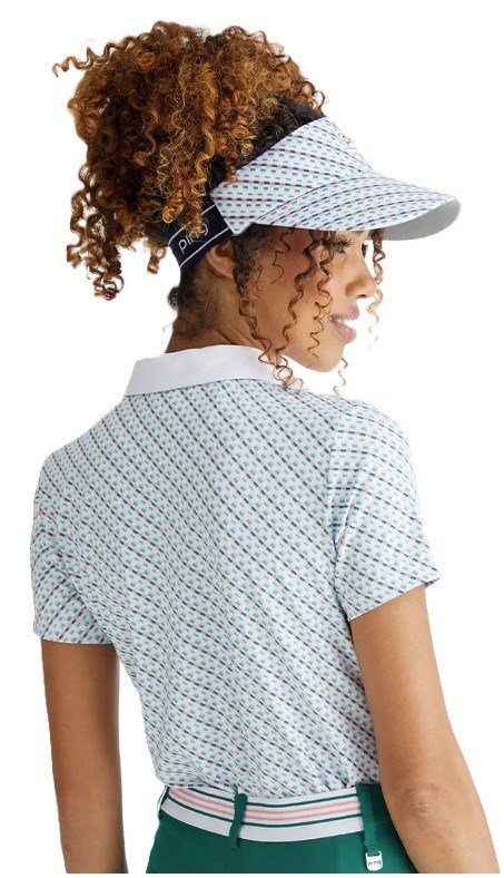 PING Bethany polo de mujer, neotheric/blanco