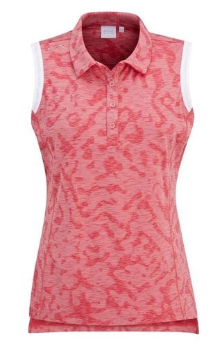 PING Colleen Sleeveless polo de mujer, sweet pea