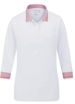 PING Lindsey polo de mujer, blanco/sweet pea