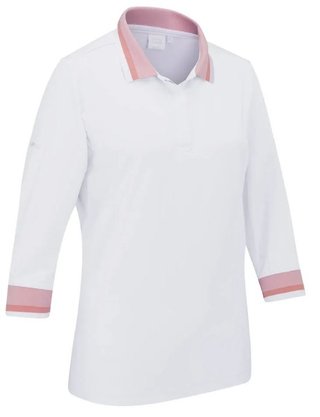 PING Lindsey polo de mujer, blanco/sweet pea
