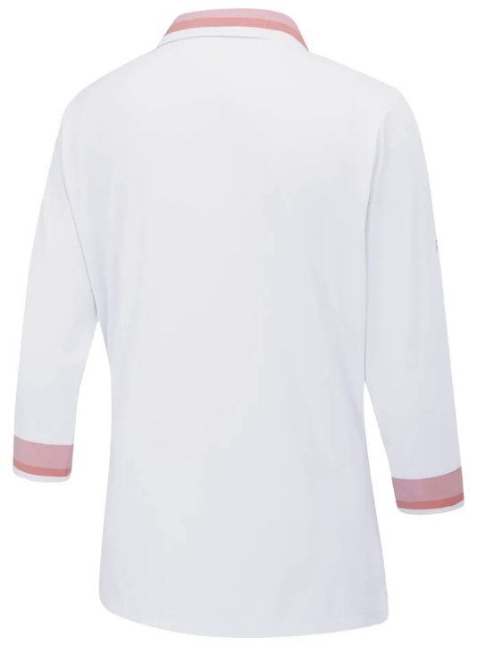 PING Lindsey polo de mujer, blanco/sweet pea