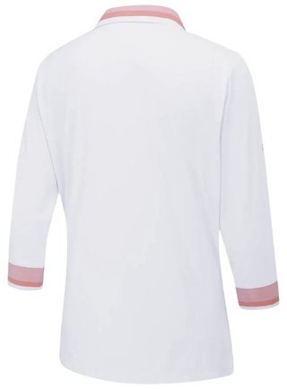PING Lindsey polo de mujer, blanco/sweet pea
