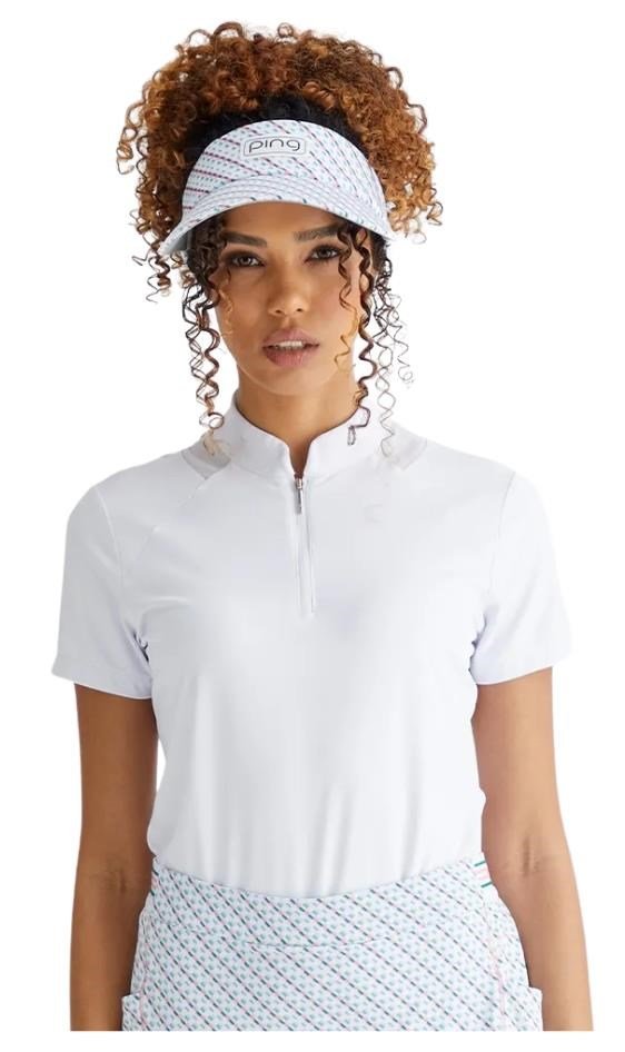PING Oona polo de mujer, blanco