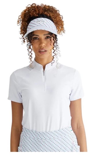 PING Oona polo de mujer, blanco